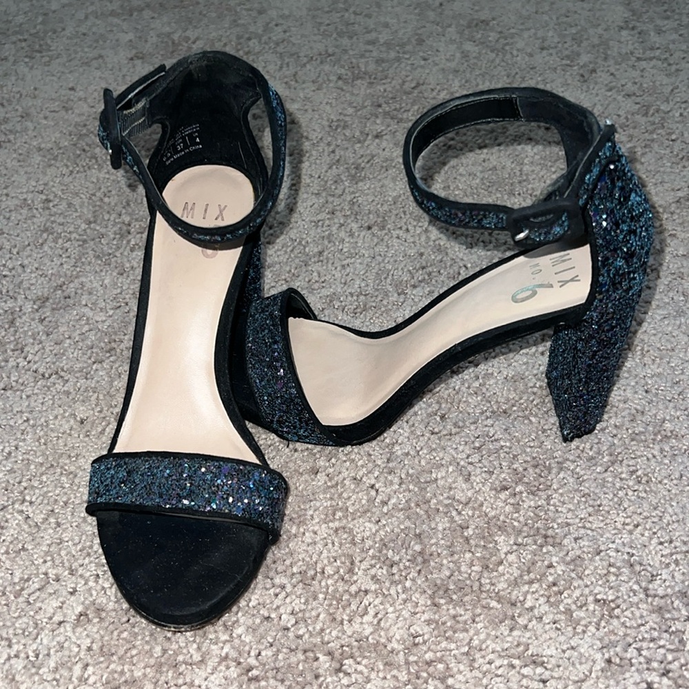 **LAST CHANCE** Mix No. 6 Glitter Block Heels